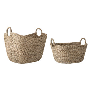 Bloomingville 2-tlg. Korb-Set aus Rattan | Wayfair.de